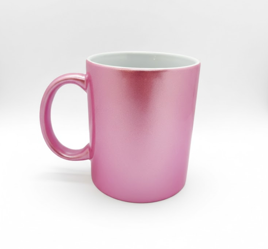 Taza glitter para Sublimar 11oz.
