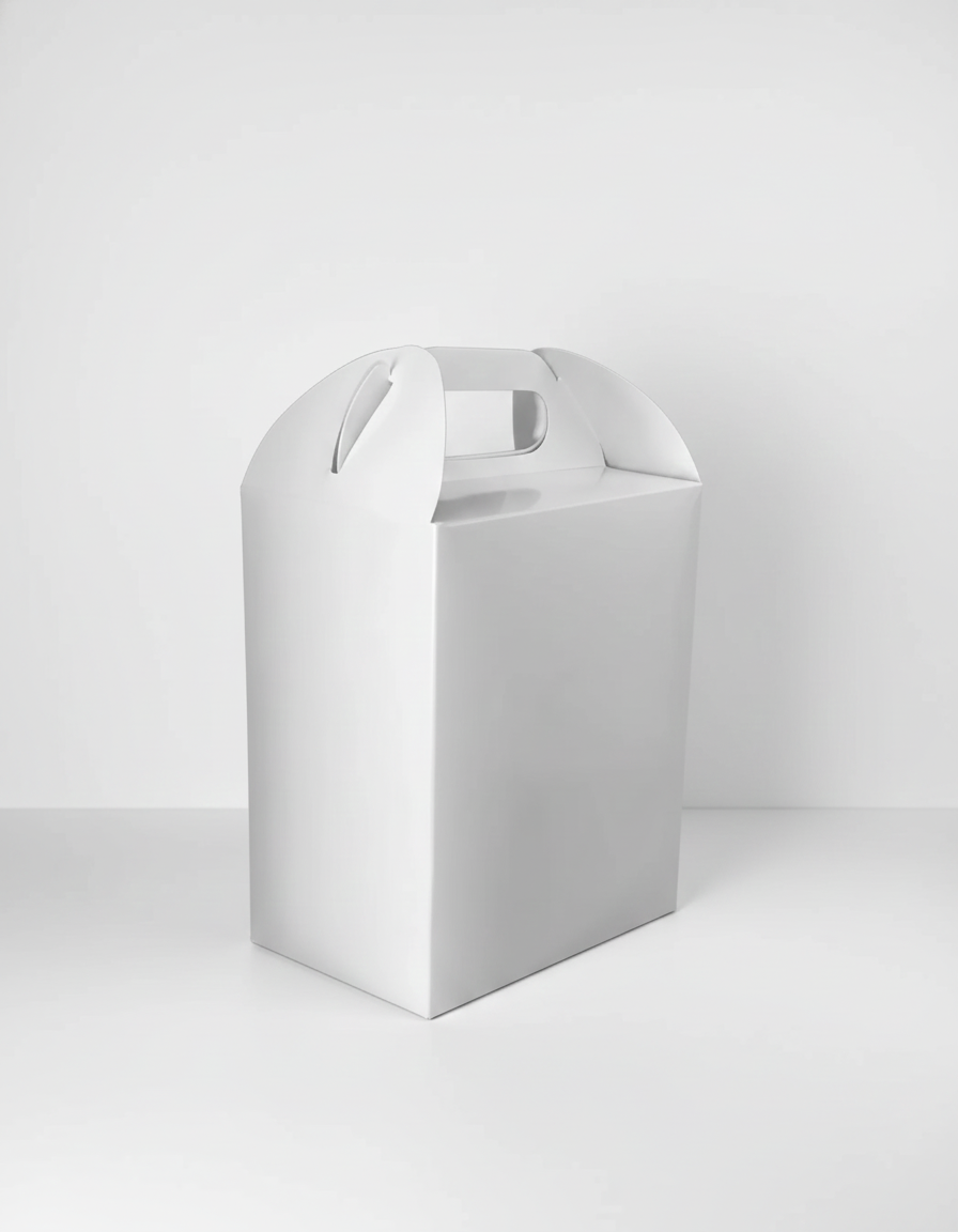 Caja sublimable con asa rectangular